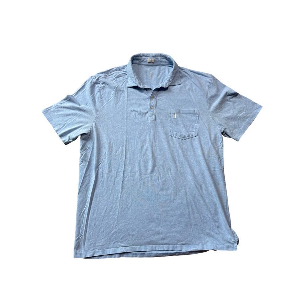 Johnnie-O collared pullover Golf/Polo/Shirt size XXL, Hangin' Out; Gulf Blue
